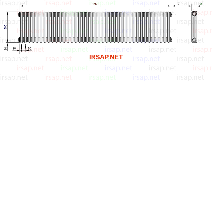 Радиатор IRSAP Tesi 20500/39 T18 CL 01